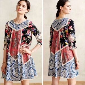 Anthro Inez Swing Dress